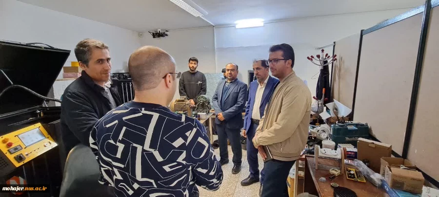 حضور مشاور رئیس و سرپرست مرکز نظارت، ارزیابی و تضمین کیفیت دانشگاه ملی مهارت در دانشگاه واحد استان اصفهان 4