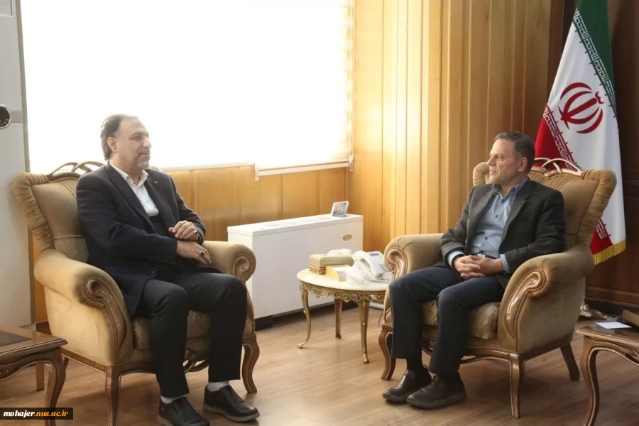 دیدار معاون آموزشی دانشگاه ملی مهارت با استاندار زنجان 2