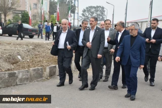 بازدید رئیس دانشگاه ملی مهارت از آموزشکده شهید چمران رشت