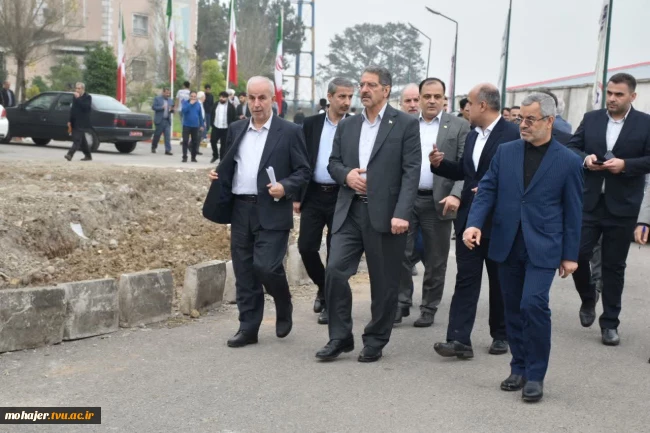 بازدید رئیس دانشگاه ملی مهارت از آموزشکده شهید چمران رشت