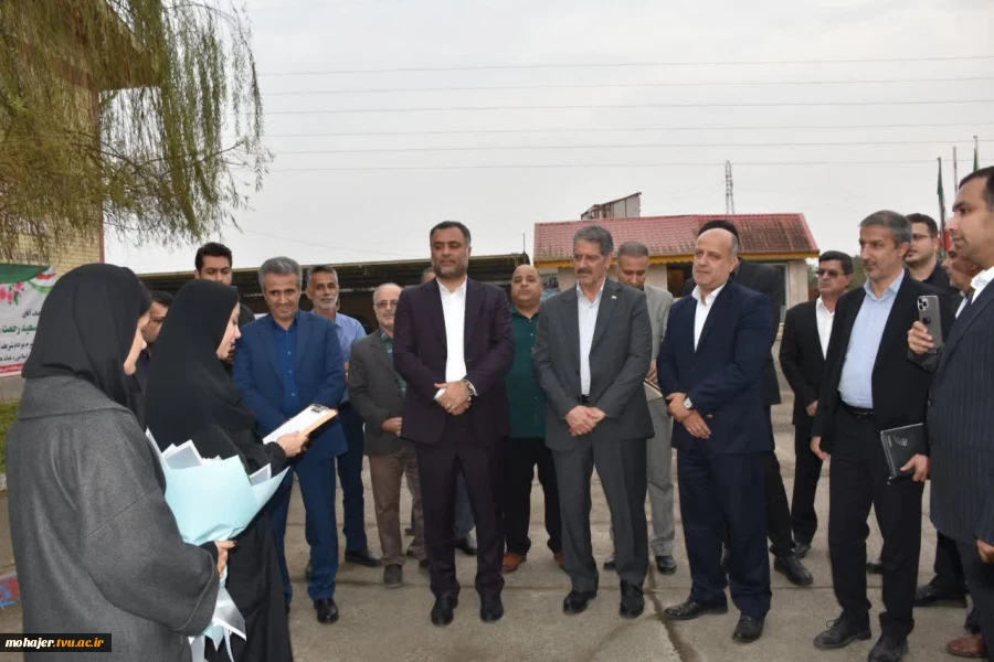 بازدید رئیس دانشگاه ملی مهارت از دانشکده صومعه سرا 2