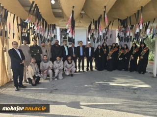 بازدید معاون فرهنگی و دانشجویی و مدیرکل حوزه ریاست، روابط عمومی و هماهنگی امور مجلس و استان‌ها از اردوی معنوی راهیان نور