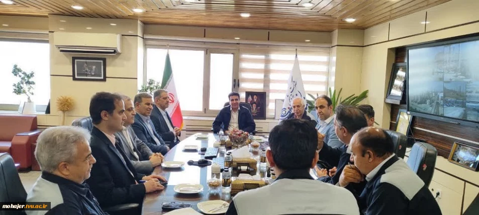 دیدار رئیس دانشگاه ملی مهارت با مدیرعامل پتروشیمی اصفهان