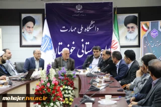 با حضور دکتر منصوری نسب، رئیس مرکز نظارت، ارزیابی و تضمین کیفیت برگزار شد؛
آیین تجلیل از سرآمدان دانشگاه ملی مهارت واحد استانی خوزستان