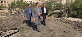 بازدید رئیس دانشگاه ملی مهارت و مدیران ستادی از فضاهای آسیب‌دیده جنگ سوم تحمیلی دانشکده ملی مهارت ولیعصر(عج)