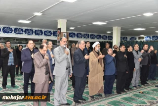 آیین سوگواری سالار شهیدان امام حسین(ع) و یاران با وفایشان در سازمان مرکزی دانشگاه برگزار شد.