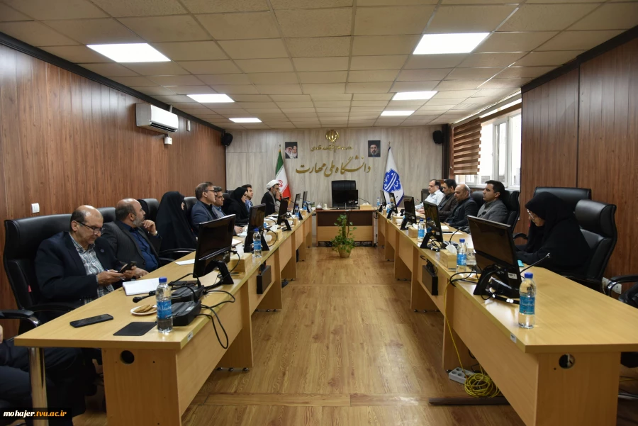 برگزاری سومین نشست ستاد هماهنگی آیین وداع و تشییع رهبر شهید در دانشگاه ملی مهارت 2