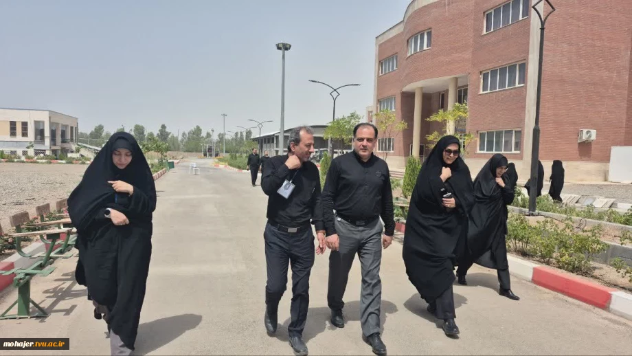 میزبانی دانشگاه ملی مهارت از زائران مراسم بدرقه آقای شهید ایران در واحد استانی قم