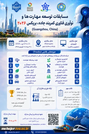 مسابقات توسعه مهارت ها و نوآوری فناوری کمربند جاده، بریکس 2026