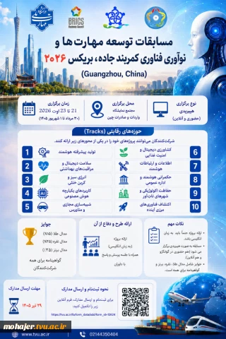 مسابقات توسعه مهارت ها و نوآوری فناوری کمربند جاده، بریکس 2026