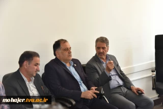 حضور رئیس دانشگاه ملی مهارت در اداره پشتیبانی و دیدار با کارکنان
