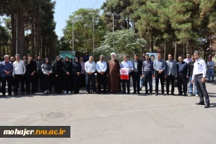 پرچم مقدس جمهوری اسلامی ایران در دانشگاه ملی مهارت واحد استانی اصفهان به اهتزاز در آمد. 3