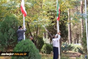 پرچم مقدس جمهوری اسلامی ایران در دانشگاه ملی مهارت واحد استانی اصفهان به اهتزاز در آمد. 6
