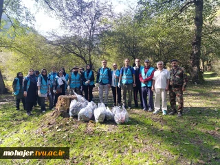 سومین پیمایش باشگاه کوهنوردی در جنگل‌های واز چمستان با رویکرد پاسداشت طبیعت